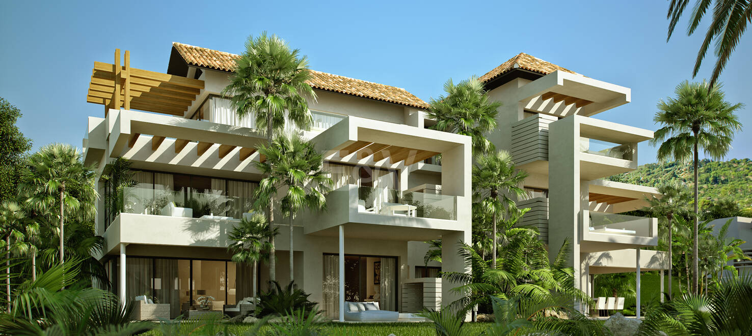 Villas, apartamentos y áticos en una comunidad con instalaciones de vanguardia a 10 min. de Puerto Banús