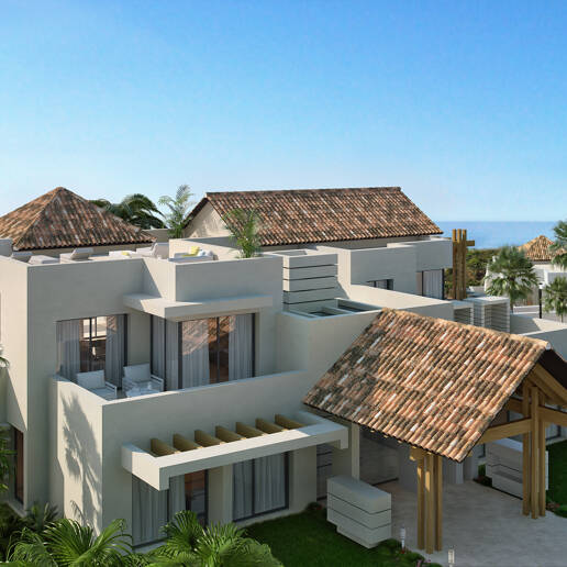 Villas, apartamentos y áticos en una comunidad con instalaciones de vanguardia a 10 min. de Puerto Banús