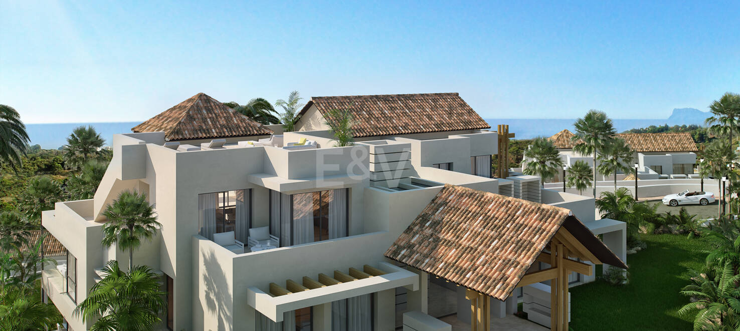 Villas, apartamentos y áticos en una comunidad con instalaciones de vanguardia a 10 min. de Puerto Banús