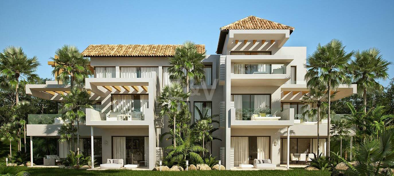Villas, apartamentos y áticos en una comunidad con instalaciones de vanguardia a 10 min. de Puerto Banús