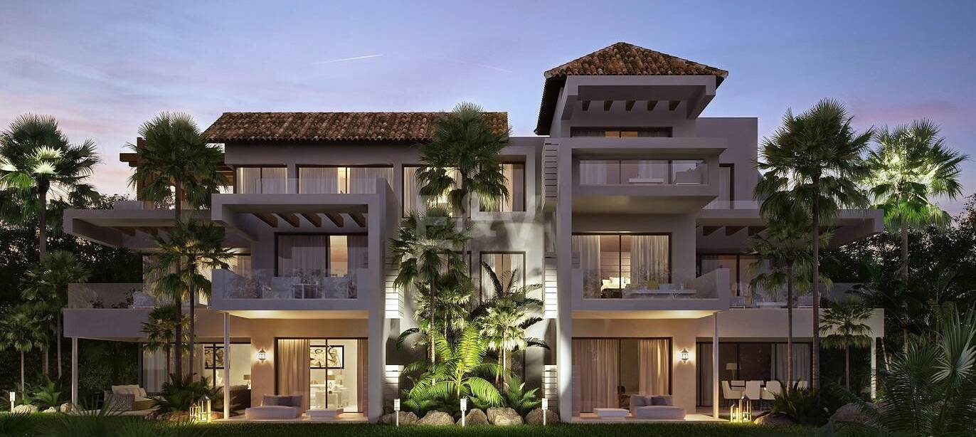 Villas, apartamentos y áticos en una comunidad con instalaciones de vanguardia a 10 min. de Puerto Banús