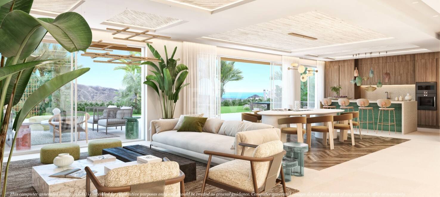 Unique resort with panoramic views and on-site leisure facilities minutes away from Marbella