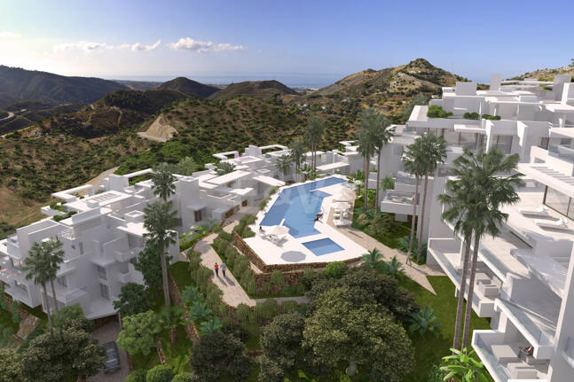 Palo Alto Marbella, Unikalny kurort z panoramicznym widokiem i na miejscu obiektów rekreacyjnych kilka minut od Marbella