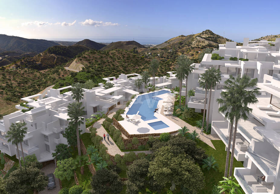 Palo Alto Marbella, Unikalny kurort z panoramicznym widokiem i na miejscu obiektów rekreacyjnych kilka minut od Marbella