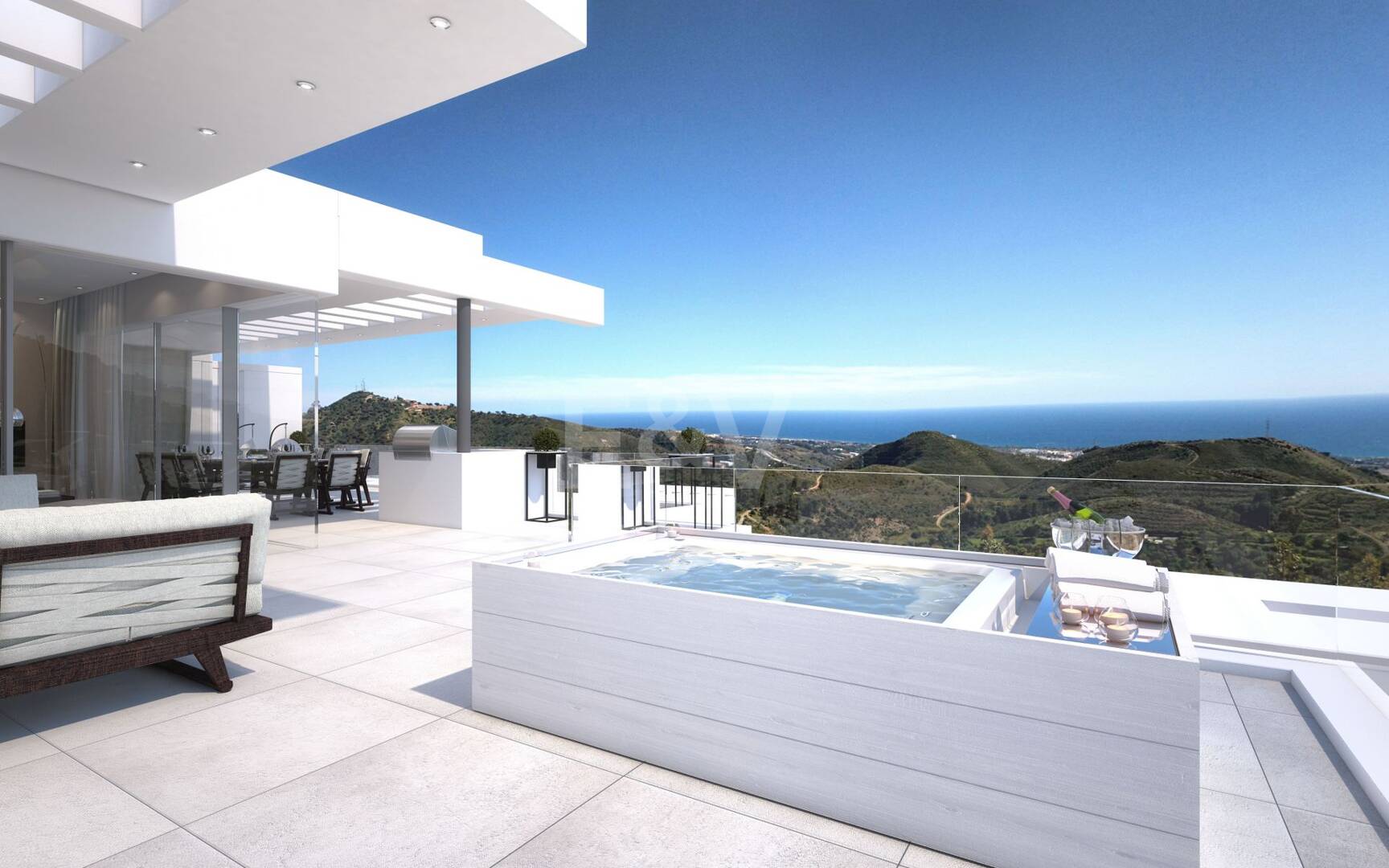 Palo Alto Marbella, Unikalny kurort z panoramicznym widokiem i na miejscu obiektów rekreacyjnych kilka minut od Marbella