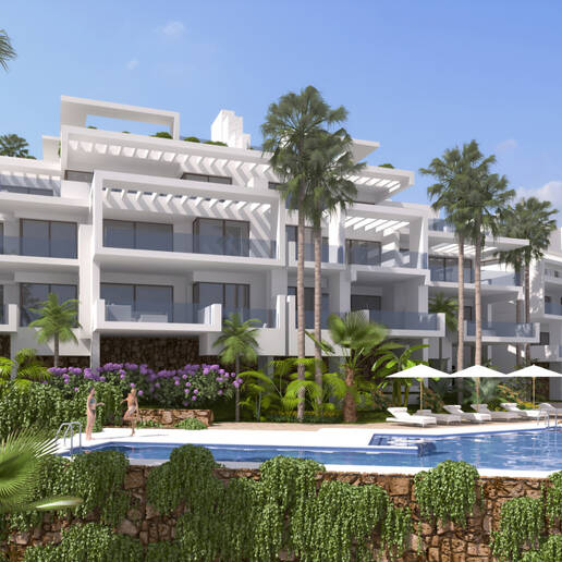 Unique resort with panoramic views and on-site leisure facilities minutes away from Marbella