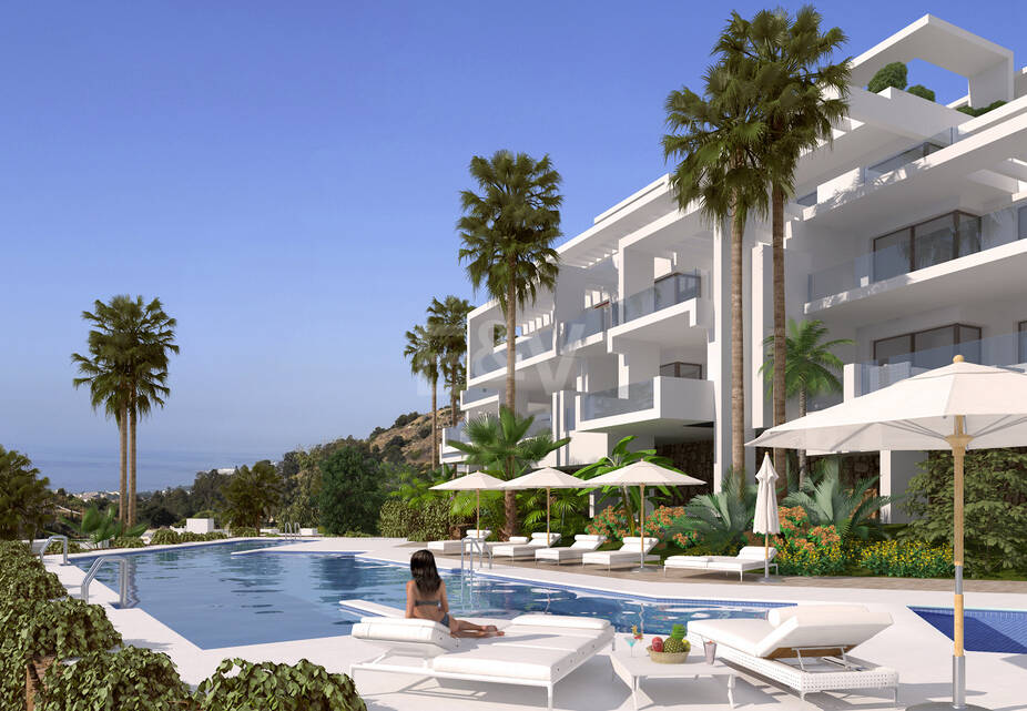 Palo Alto Marbella, Unikalny kurort z panoramicznym widokiem i na miejscu obiektów rekreacyjnych kilka minut od Marbella