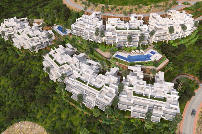 Palo Alto Marbella, Unikalny kurort z panoramicznym widokiem i na miejscu obiektów rekreacyjnych kilka minut od Marbella