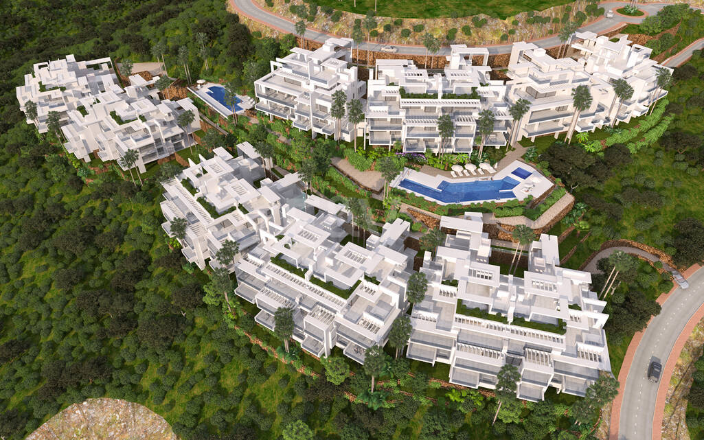 Palo Alto Marbella, Unikalny kurort z panoramicznym widokiem i na miejscu obiektów rekreacyjnych kilka minut od Marbella