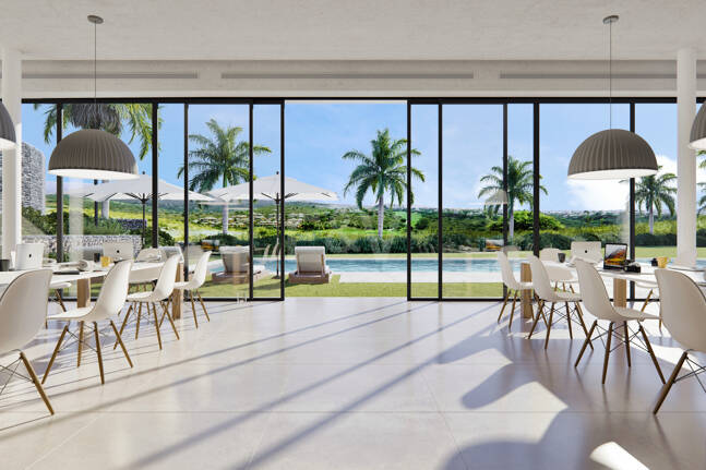 Soul Marbella Sunset, Vacker ny utväg av lägenheter, halvt fristående villor och två oberoende villor i Santa Clara Golf