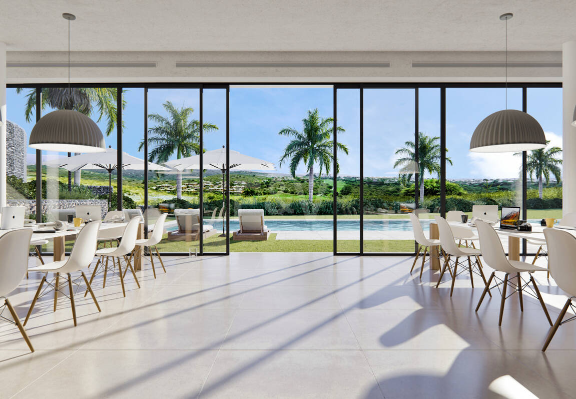 Soul Marbella Sunset, Vacker ny utväg av lägenheter, halvt fristående villor och två oberoende villor i Santa Clara Golf