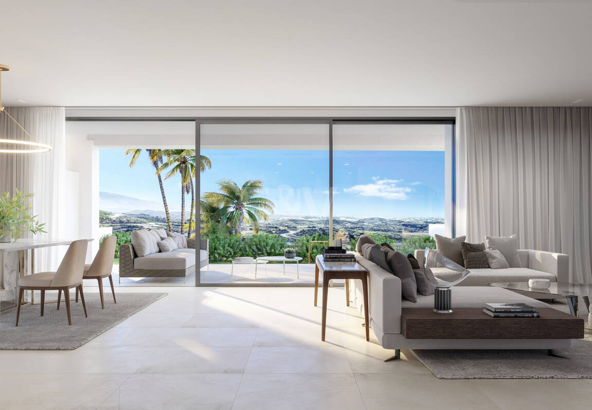 Soul Marbella Sunset, Vacker ny utväg av lägenheter, halvt fristående villor och två oberoende villor i Santa Clara Golf