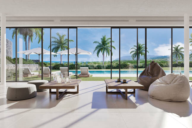 Soul Marbella Sunset, Vacker ny utväg av lägenheter, halvt fristående villor och två oberoende villor i Santa Clara Golf