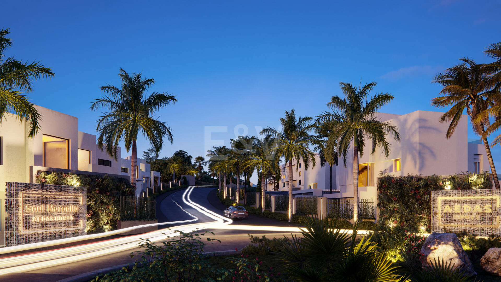 Soul Marbella Sunset, Vacker ny utväg av lägenheter, halvt fristående villor och två oberoende villor i Santa Clara Golf