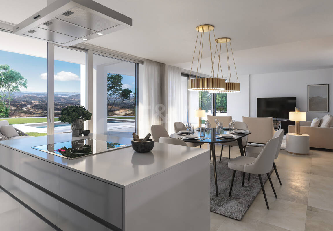 Soul Marbella Sunset, Vacker ny utväg av lägenheter, halvt fristående villor och två oberoende villor i Santa Clara Golf