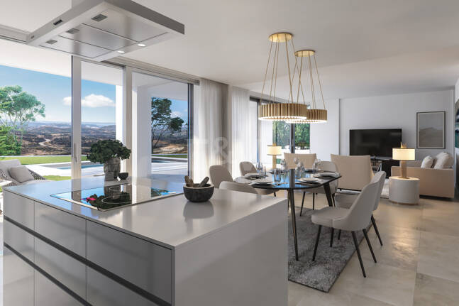 Soul Marbella Sunset, Vacker ny utväg av lägenheter, halvt fristående villor och två oberoende villor i Santa Clara Golf