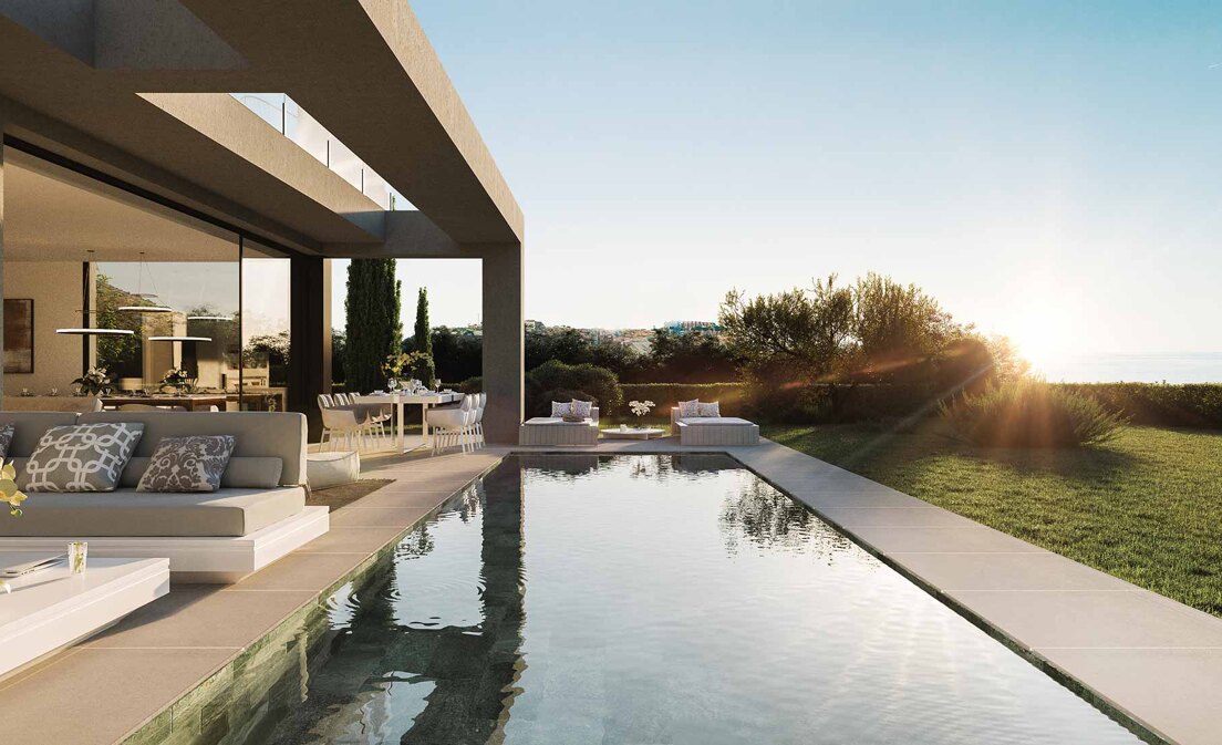 Luxury resort with stunning panoramic view