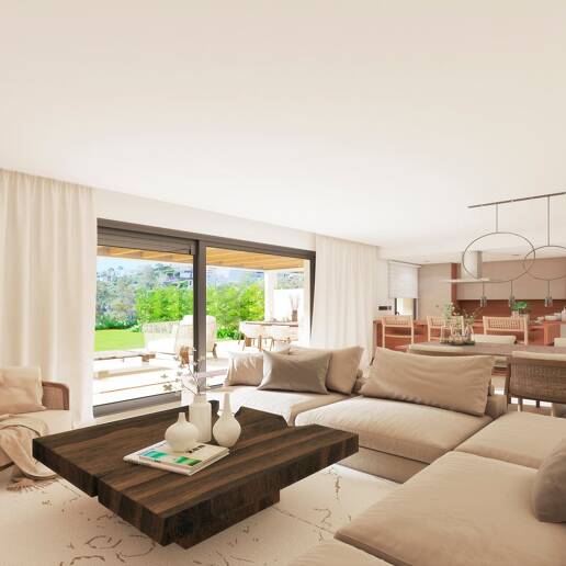 Neue Bauprojekt von 2-3 Zimmer-Wohnungen und Penthäusern im Golf Valley