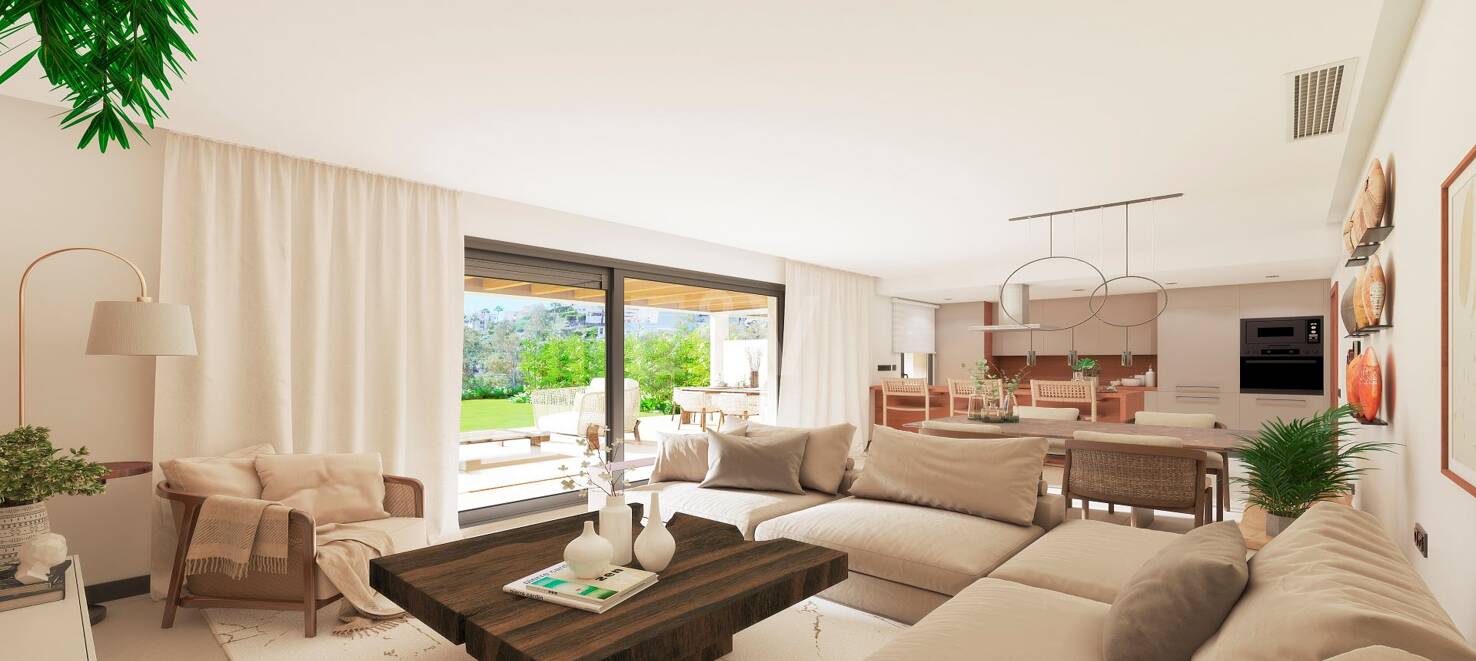 Neue Bauprojekt von 2-3 Zimmer-Wohnungen und Penthäusern im Golf Valley