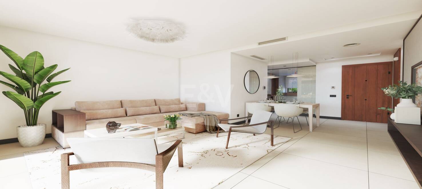 Neue Bauprojekt von 2-3 Zimmer-Wohnungen und Penthäusern im Golf Valley