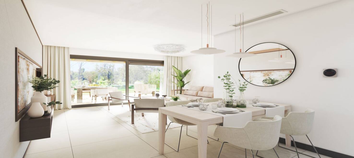 Neue Bauprojekt von 2-3 Zimmer-Wohnungen und Penthäusern im Golf Valley