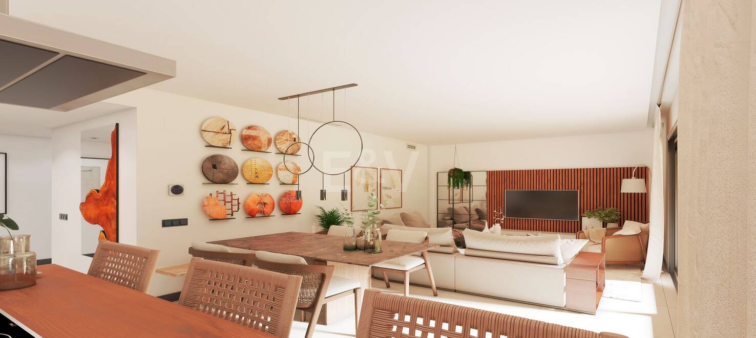 Neue Bauprojekt von 2-3 Zimmer-Wohnungen und Penthäusern im Golf Valley