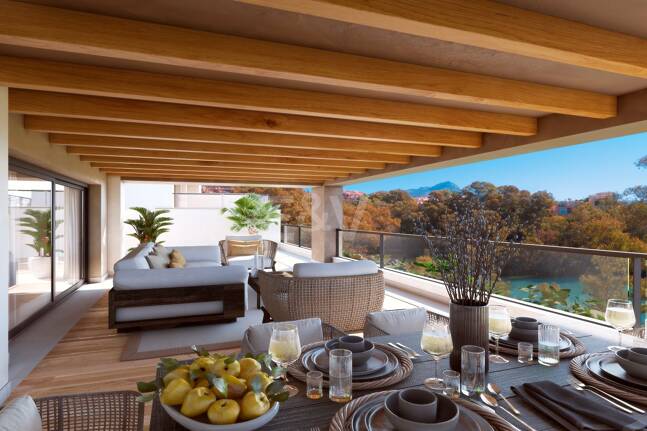 Marbella Lake II, Neue Bauprojekt von 2-3 Zimmer-Wohnungen und Penthäusern im Golf Valley