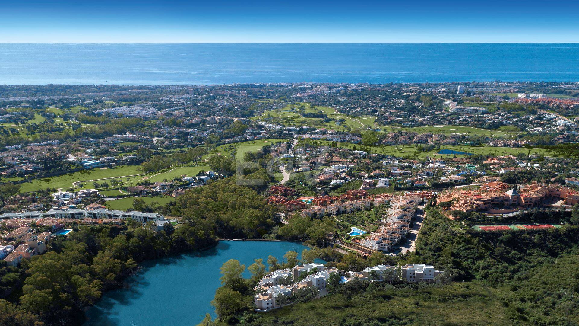 Marbella Lake II, Neue Bauprojekt von 2-3 Zimmer-Wohnungen und Penthäusern im Golf Valley