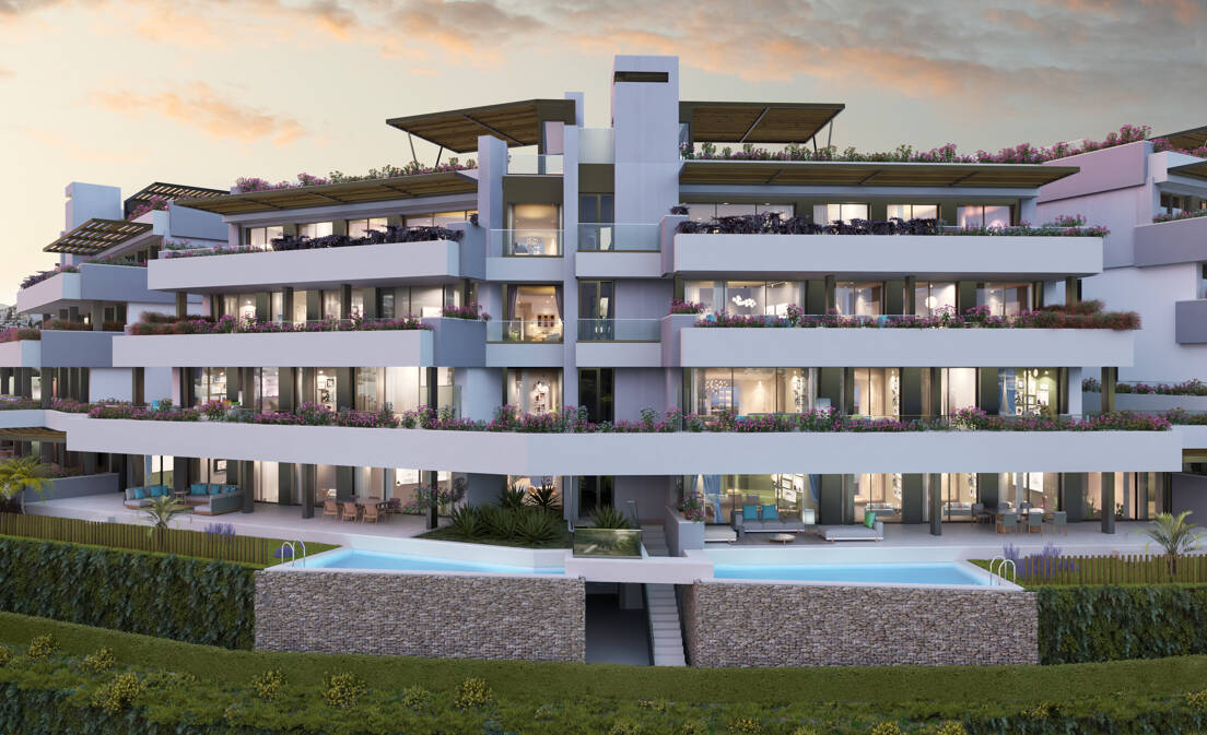 Tiara, Superb ny lägenhet komplex i La Quinta med fantastisk utsikt