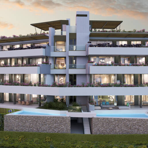 Superb ny lägenhet komplex i La Quinta med fantastisk utsikt