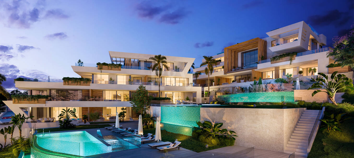 Luxury modern apartments with sea views in Cabopino