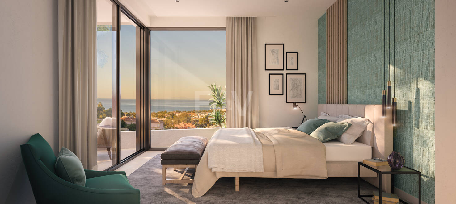 Luxury modern apartments with sea views in Cabopino