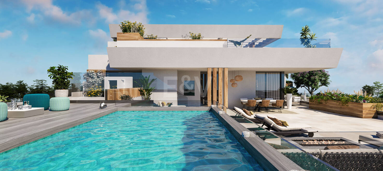 Luxury modern apartments with sea views in Cabopino