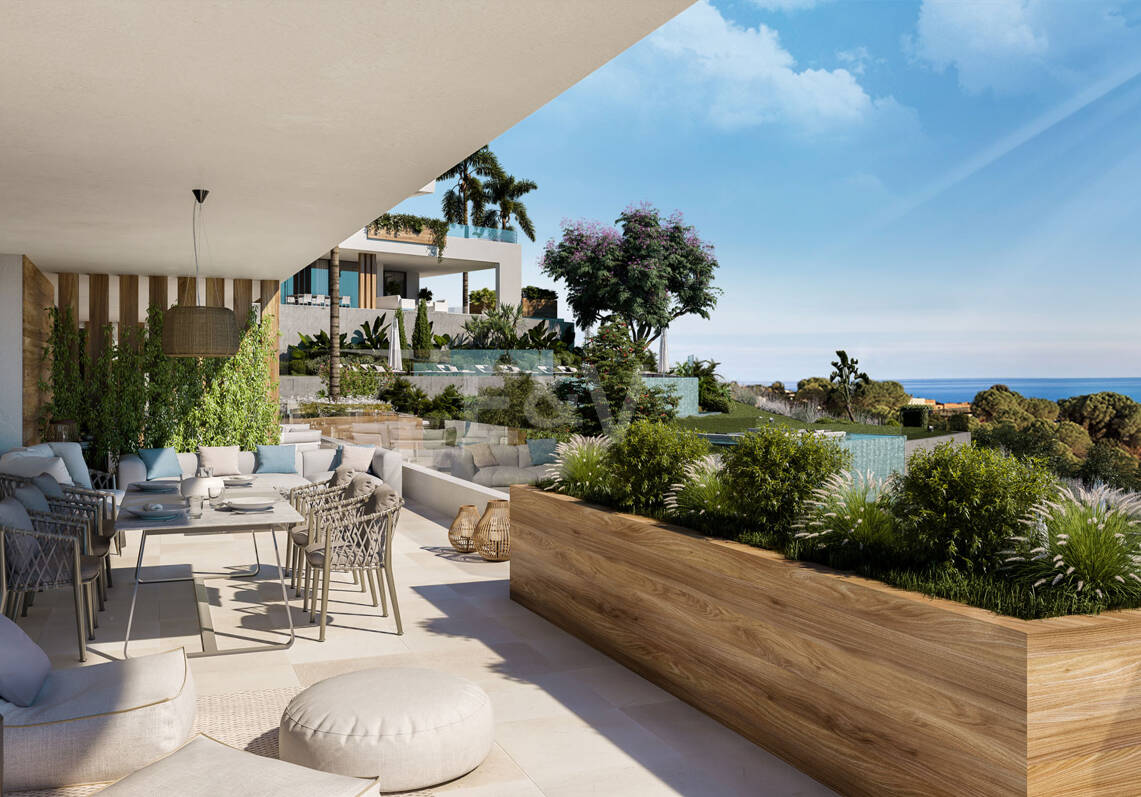Marbella Sunset, Lyx moderna lägenheter med havsutsikt i Cabopino