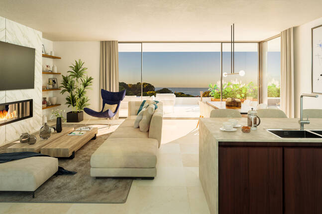 Marbella Sunset, Lyx moderna lägenheter med havsutsikt i Cabopino
