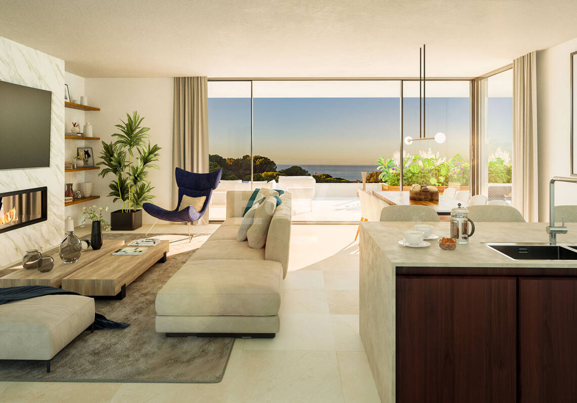 Marbella Sunset, Lyx moderna lägenheter med havsutsikt i Cabopino