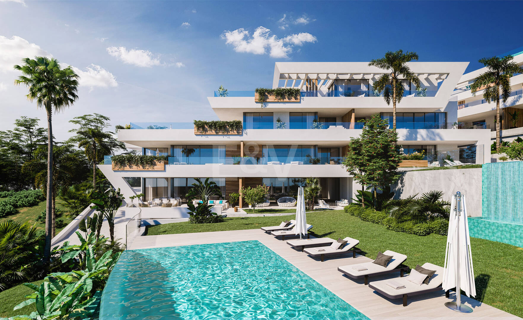 Marbella Sunset, Appartements modernes de luxe avec vue sur la mer à Cabopino