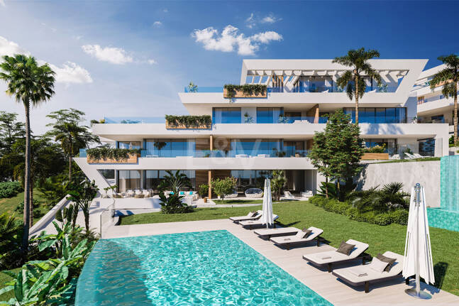 Marbella Sunset, Lyx moderna lägenheter med havsutsikt i Cabopino