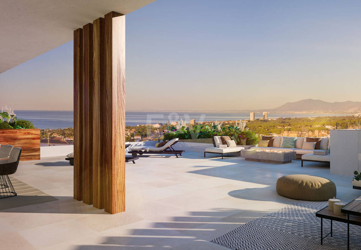 Marbella Sunset, Lyx moderna lägenheter med havsutsikt i Cabopino