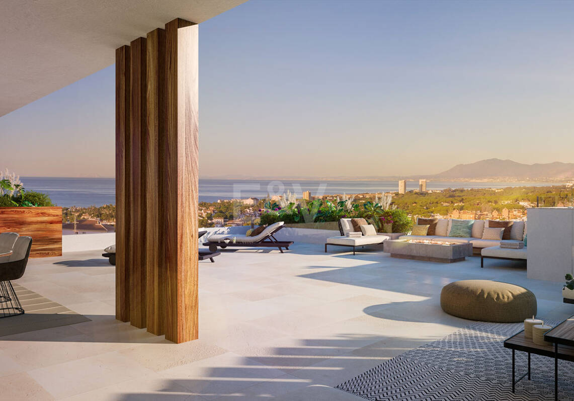 Marbella Sunset, Lyx moderna lägenheter med havsutsikt i Cabopino