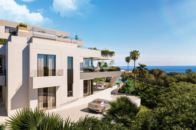Marbella Sunset, Lyx moderna lägenheter med havsutsikt i Cabopino