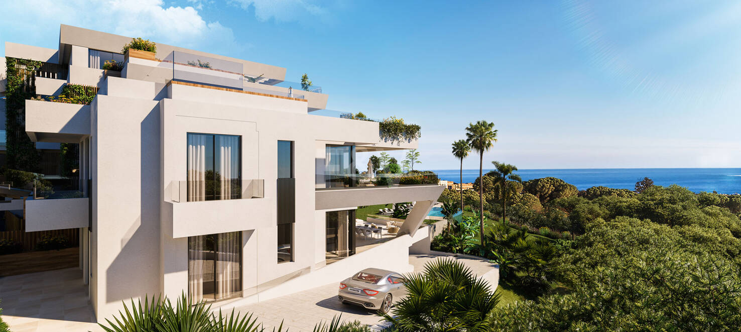Luxury modern apartments with sea views in Cabopino