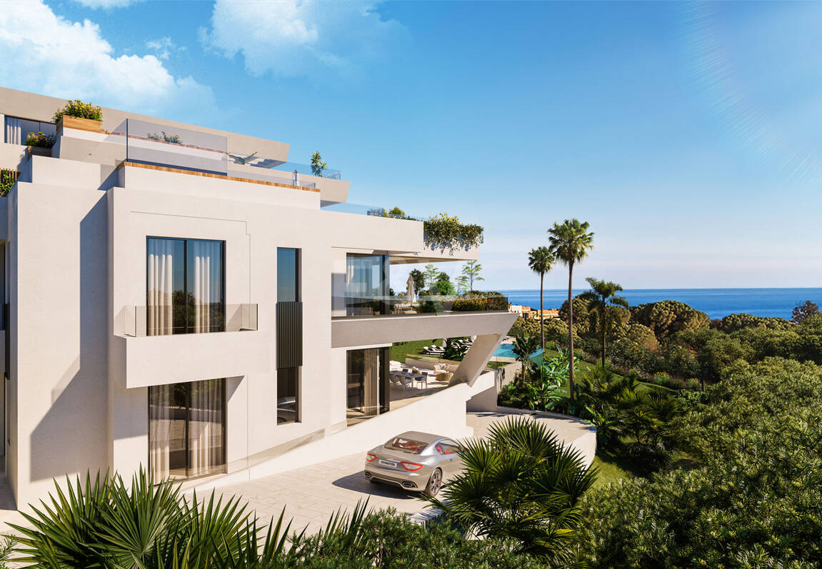 Marbella Sunset, Lyx moderna lägenheter med havsutsikt i Cabopino