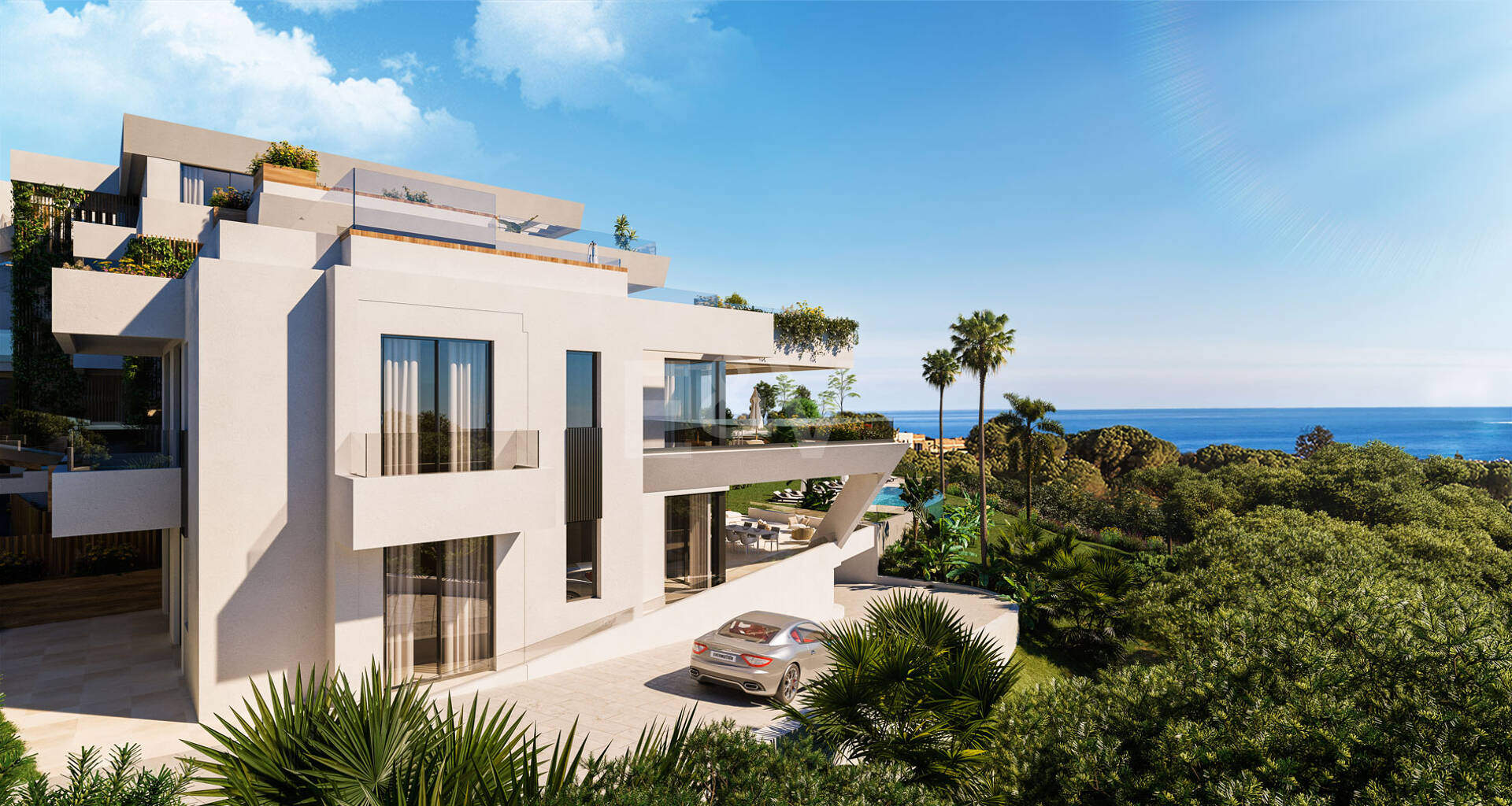 Marbella Sunset, Appartements modernes de luxe avec vue sur la mer à Cabopino