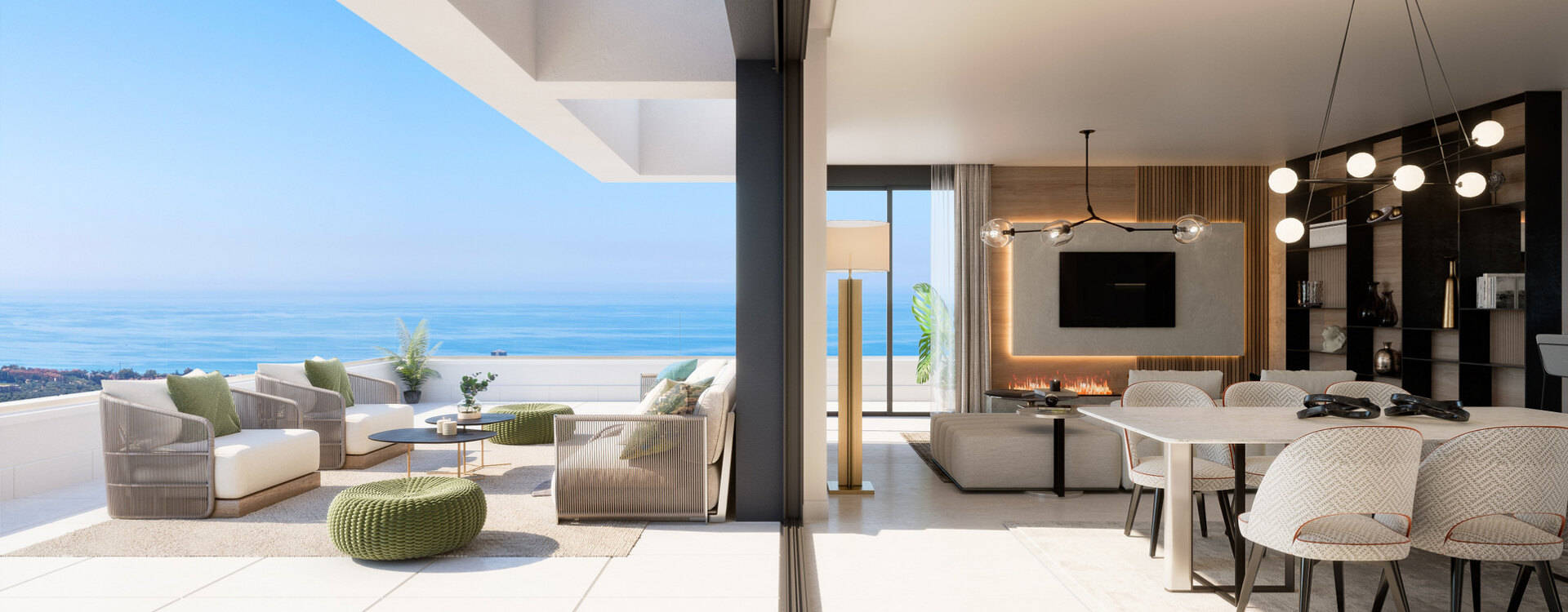 Luxury apartments and penthouses with stunning panoramic views