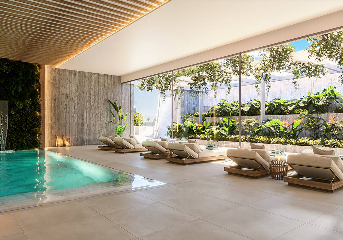 Quintessence, Nouveau développement moderne avec vue panoramique sur la mer