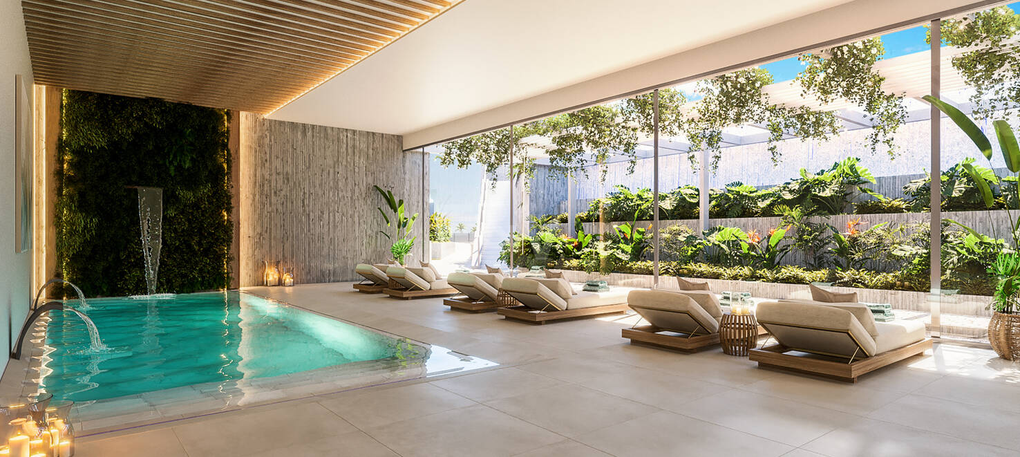 New and modern development with panoramic sea views