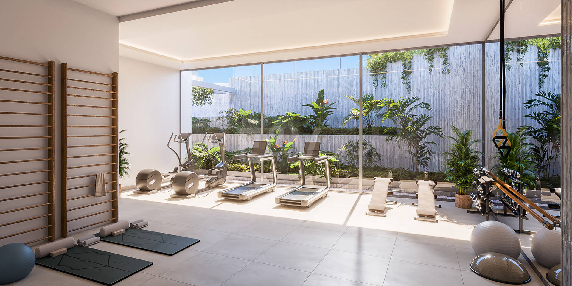 Quintessence, Neue und moderne Wohnanlage mit Panoramablick auf das Meer