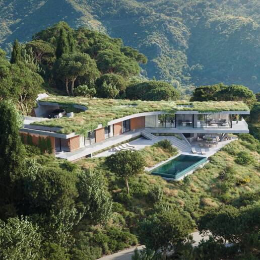 Ultra- Nowoczesne Eco- Luxury Retreat Villas w Monte Burmistrz