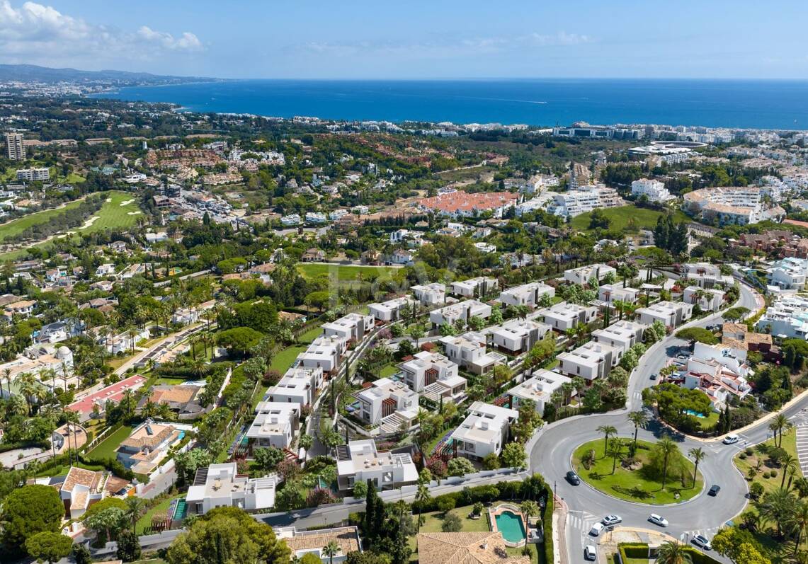 The Avenue, Innovative Villas Project within a Secure Oasis in the Best Area of Nueva Andalucía